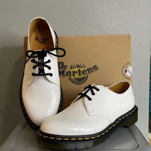 Dr. Martens 1461 Oxford White Patent Lamper - EU38